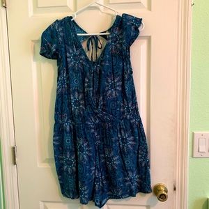 Blue romper